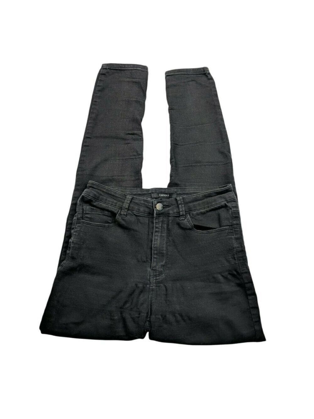 Forever 21 Women's Black Wash Skinny Jeans Size 26